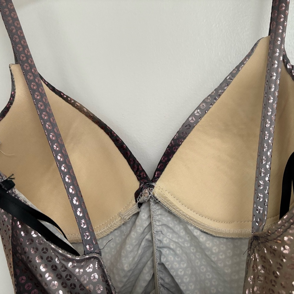 Multi Tone Ruched Mini Dress - Picture 3 of 3